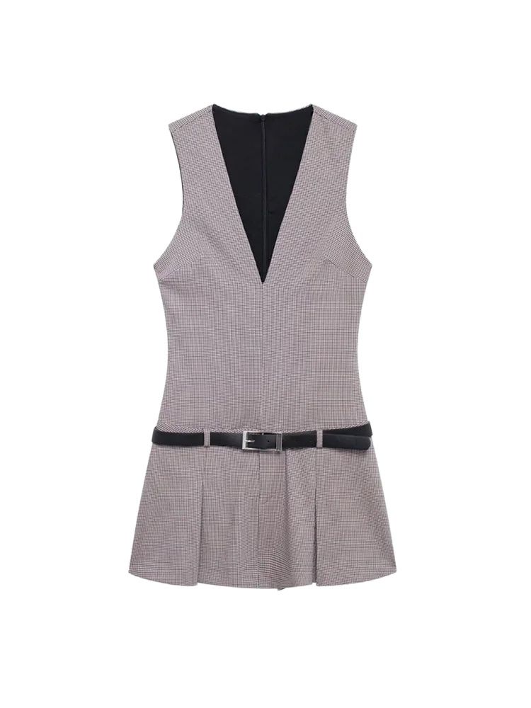 Sleeveless Pleated Mini Dress  - огляд і ціна Summer Clothing Zara